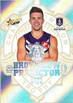 2019 Select Footy Stars - Brownlow Predictors Platinum #BPP46 Luke Ryan Front